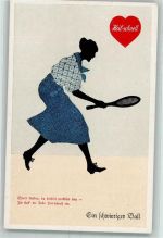 Fasto Silhouetten Tennis AK Graf Marte