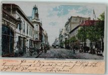 W2850 Bremerhaven Straße Bürgermeisterschmidtstr. , Straßenbahn AK Seide (imitiert) 1901
