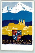 W8240 Berchtesgaden Wappen AK Hohlwein, L.