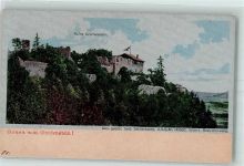 W6349 Greifenstein , Hess Ruine Burg Greifenstein AK Seide (imitiert) 1905