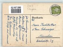 85298 W8069 Scheyern - Absolvia Studentika Unterschrift Minor 1933