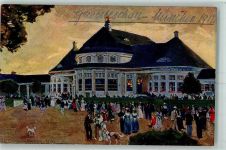 W8000 München Gewerbeschau Ausstellung Hauptrestaurant AK Privatganzsache 1912