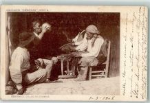 Granada 1902 - Fabrica de Sillas en Granada Beruf Volkstypen Körbe flechten