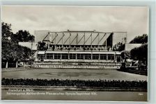 W6000 Frankfurt am Main Olympia Teppichbeet - Palmengarten AK Olympiade 1936 Foto AK