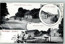 57340 Morhange Mörchingen - Kreuzpunkt Baronweiler Alt Lothr. Gartenstraße