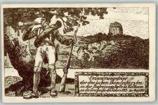W8420 Kelheim Feier der deutschen Bundesfürsten + SST Ereignis sign. A. Reich AK Privatganzsache 1913 Lithographie / Künstlerkarte