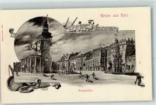 2070 Retz Mondschein Hauptplatz
