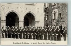 San Marino - La guardia d'onore dei Capitani Reggenti