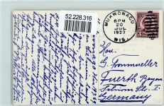 Milwaukee - Mukwonago Ort lt. Stempel