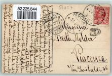 56037 Peccioli Künstlerkarte Ort lt. Stempel