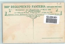 36076 Recoaro Terme - 100 regimento Fanteria Brigata Treviso Tarvisium
