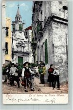 Cadiz 1905 - en el barrio de Santa Maria