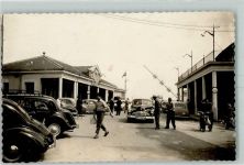 Irun 1958 Foto AK International Bridge Grenze AK