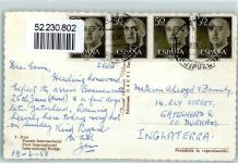 Irun 1958 Foto AK International Bridge Grenze AK