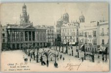 Cadiz 1903 - Plaza de Isabel II.