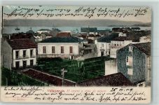 Villagarcia de Arosa 1909 - El castro a vista pajaro AK