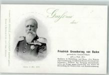 Großherzog Friedrich Das Grosse Jahrhundert Serie J Nr. 303 Adel Baden