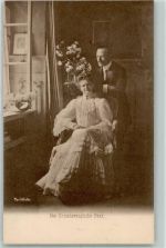 Das Grossherzogliche Paar AK Adel Hessen 1905