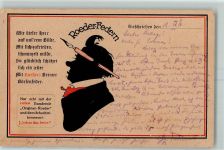 W2800 Bremen Roeder Federn AK Werbung Büromaterial 1916