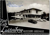 88662 W7770 Nußdorf , Bodensee - Hotel Lauterberg Am Strandbad Gasthaus VW Käfer