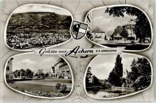 77855 W7590 Achern , Baden - Stadtgarten Marktplatz