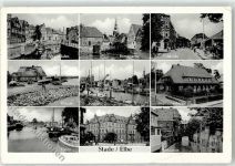 21680 W2160 Stade , Niederelbe - Hafen Elbkate Börne Regierung Bahnhofstraße Jugendherberge Fleet
