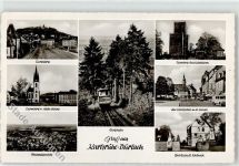 76131 W7500 Durlach - Turmberg Kath. Kirche Bergbahn Schlossplatz Ev. Kirche Schöneck