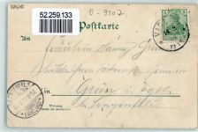 09468 O9307 Geyer 1904 - Marktplatz Binge signiert Beamtenschule