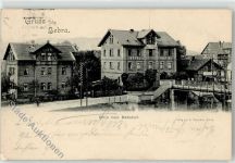 36179 W6440 Bebra 1901 - Blick vom Bahnhof Übergang Hotel Schlüter