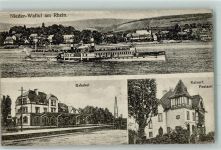 65396 W6229 Niederwalluf - Bahnhof Postamt Schiff