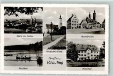 86650 W8853 Wemding - Marktplatz Waldsee Wildbad Überstempel