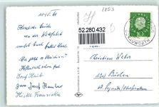 86650 W8853 Wemding - Marktplatz Waldsee Wildbad Überstempel