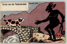 Teufelsbrücke Hund Sage Teufel