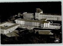 97737 W8780 Gemünden a. Main - Fliegeraufnahme Provinzhaus Kreuzschwestern Schülerinnenheim Schule Sportplatz