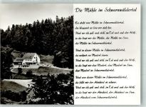 75399 W7267 Kapfenhardt Foto AK Gasthaus Hotel Kapfenhardter Mühle Gedicht