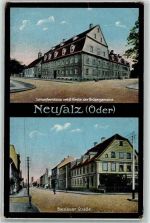 Neusalz a.d. Oder Nowa Sól - Schwesternhaus nebsr Kirche der Brüdergemeine Breslauer Straße