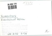 38678 W3392 Festenburg FOTO KEINE AK Eisenbahner Heim Ort handschriftlich Foto Original aus Archiv eines Ansichtskartenverlages