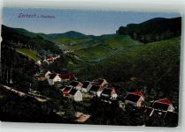 37520 W3360 Lerbach , Harz - Panorama des Ortes Verlag Lederbogen 708