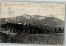 83313 W8227 Maria Eck , Kr Traunstein, Oberbay 1907 - mit Franziskaner-Minoriten Kloster und Wallfahrtskirche