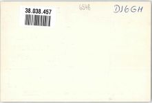 35745 W6348 Schönbach , Dillkr KEINE AK QSL-Funkfrequenzkarte DJ7BE