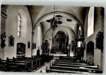 33165 W4791 Atteln Foto AK Pfarrkirche Innenansicht Altar