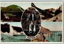 Ventnor Foto AK Schwimmbad Strand St. Boniface Down Cascade