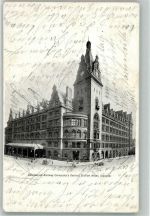 Glasgow 1906 Foto AK Bahnhof Hotel