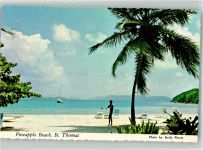 Saint Thomas 1975 Foto AK Pineapple Beach