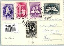 San Marino 1965 Foto AK Burg