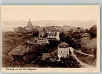 34513 W3544 Waldeck , Hess - Panorama des Ortes mit der Stadtkirche