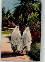 Frauen Tracht Motiv Algerien Foto AK