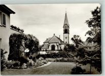 77855 W7590 Achern , Baden Foto AK Ev. Kirche