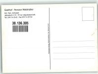 91161 W8543 Hilpoltstein , Mittelfr - Gasthaus Pension Wldmüller