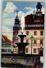 09569 O9388 Oederan - Alter Brunnen am Markt